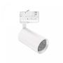 Foco trifásico para riel GU10 blanco – 57×101×169 mm