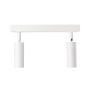 Foco de superficie MR11 2 cabezales – blanco – orientable – IP20 – 260×54×160 mm – sin bombilla – foto 2
