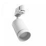 Foco trifásico para riel GU10 blanco – 60×101×169 mm