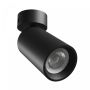 Foco de superficie GU10 – negro – IP20 – 60×135 mm – sin bombilla