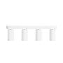 Foco de superficie GU10 4 cabezales – blanco – IP20 – 480×70×135 mm – sin bombilla – foto 2