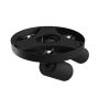 Foco de superficie GU10 3 cabezales – redondo – negro – IP20 – 220×134 mm – sin bombilla – foto 5