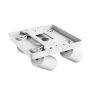 Foco de superficie GU10 4 cabezales – cuadrado – blanco – IP20 – 220×220×134 mm – sin bombilla – foto 4