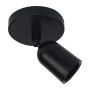 Foco de superficie GU10 – negro – IP20 – 120×145 mm – sin bombilla – foto 2