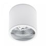 Foco de superficie AR111 GU10 – redondo – blanco – IP44 – 118×114 mm – sin bombilla