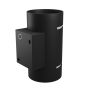 Aplique de pared G9 – redondo – negro – IP20 – 80×150 mm – sin bombilla – foto 5