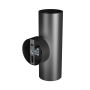 Aplique de pared GU10 2 cabezales – redondo – negro – IP20 – 55×160×90 mm – sin bombilla – foto 5