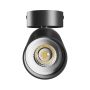 Aplique de pared GU10 – redondo – negro – IP20 – 55×100×165 mm – sin bombilla – foto 3