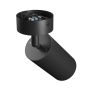 Aplique de pared GU10 – redondo – negro – IP20 – 55×100×165 mm – sin bombilla – foto 4