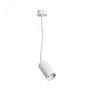 Aplique foco GU10 con brazo flexible 410 mm – IP20 – blanco