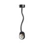 Aplique foco GU10 con brazo flexible 410 mm – IP20 – negro – foto 4