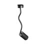 Aplique foco GU10 con brazo flexible 410 mm – IP20 – negro – foto 5