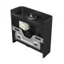 Lámpara de pared LED 2W CCT arriba/abajo IP54 negra – foto 4