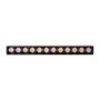 Luminaria LED de rejilla para carril 12W K2700 48V 220 mm Negra – foto 3