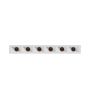 Luminaria LED de rejilla para carril estrecho 6W K3000 48V 100 mm Blanca – foto 3