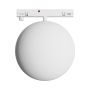 Luminaria LED tipo globo para carril estrecho 7W K3000 48V Ø100 mm Blanca – foto 2