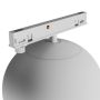 Luminaria LED tipo globo para carril estrecho 7W K3000 48V Ø100 mm Blanca – foto 5