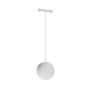 Lámpara colgante LED tipo globo para riel estrecho, 7W K3000, 48V, Ø100 mm, blanca. – foto 5