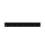 Luminaria LED de rejilla para carril estrecho 6W K3000 48V 100 mm Negra – foto 3