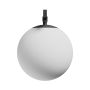 Luminaria LED tipo globo para carril estrecho 7W K3000 48V Ø100 mm Negra – foto 3