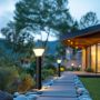 Iluminación LED para jardín de 6W – negro – 210×765 mm – foto 2