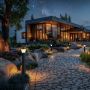 Iluminación LED para jardín de 6W – negro – 210×765 mm – foto 6