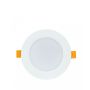 Panel LED redondo empotrable Ø11,8 cm 8W K6000 91 lm/W IP54