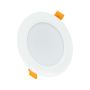 Panel LED redondo empotrable Ø11,8 cm 8W K6000 91 lm/W IP54 – foto 3