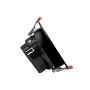 Foco empotrable GU10 antideslumbrante Ø85 mm – Negro – Orientable – foto 2