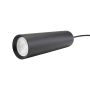 Lámpara colgante GU10 para carril trifásico Ø55 mm con cable de 1 m – Negro – foto 2