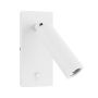 Aplique de pared con interruptor para lámpara LED MR11 – Esbelto – Blanco – foto 4