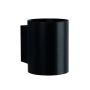 Aplique de pared G9 – cilíndrico – negro – IP20 – 101×81×100 mm – sin bombilla