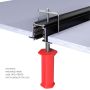 Carril empotrable trifásico 1 m para focos de carril – Negro – foto 6