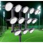 Proyectores LED Redondo 400W Para Instalaciones Deportivas Meanwell IP65
