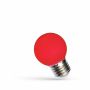Lámpara Led Roja con casquillo E27 1 Watt