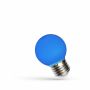 Lámpara Led azul con casquillo E27 1 Watt