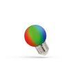 Lámpara Led RGB con casquillo E27 1 Watt