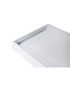 Marco Aluminio Blanco para panel 30x60cm incl. Tornillos 5cm