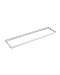 Marco Aluminio Blanco para panel 30x120cm incl. Tornillos 5cm