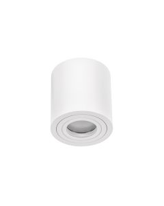 Foco LED para GU10 de superficie redondo IP65 blanco