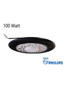 Campana Industrial LED UFO 100W con lente antideslumbrante con Philips SMD 100L/W IP65