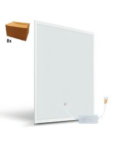 Panel LED 60x60cm 40W 100L/W Sin parpadeo - Caja de 8 unidades
