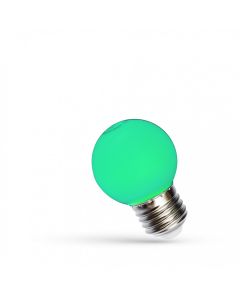 Lámpara Led verde con casquillo E27 1 Watt